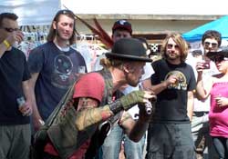 Malakai performing at Beerfest in Boonville, California